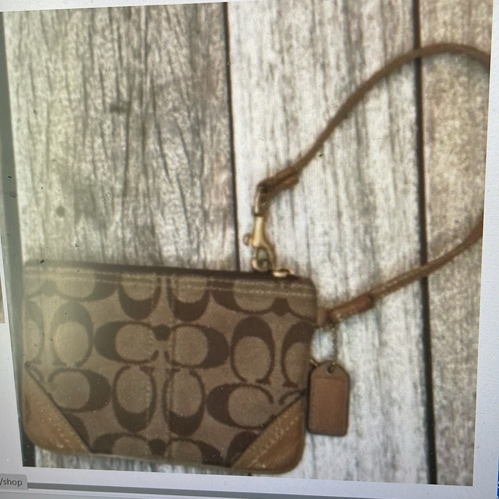 Coach wristlet